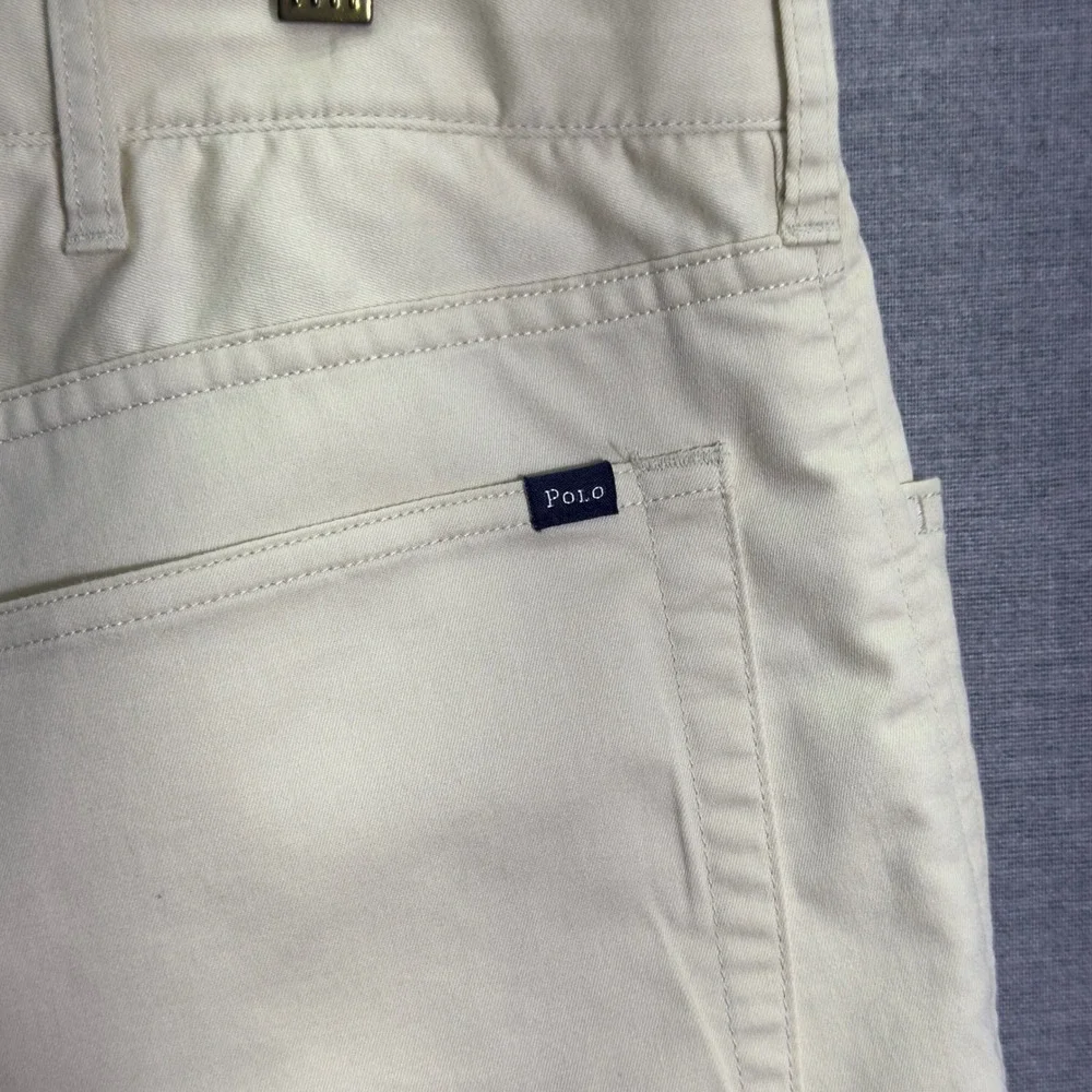 Polo Golf Ralph Lauren Beige Tailored Fit Golf Pants Mens Size 36x32‎ - EUC